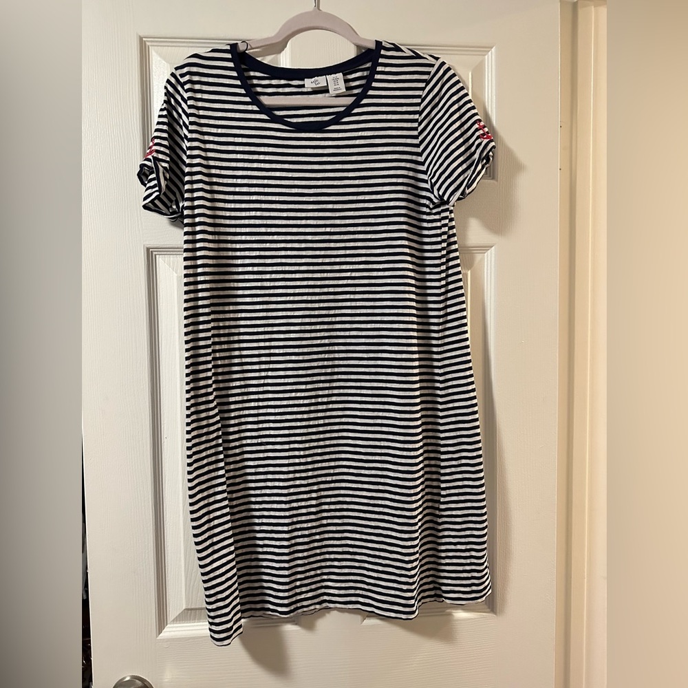 Avec Toi Stripped Summer Dress